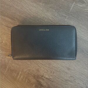 Love & Lore Black Crossbody Travel Bag